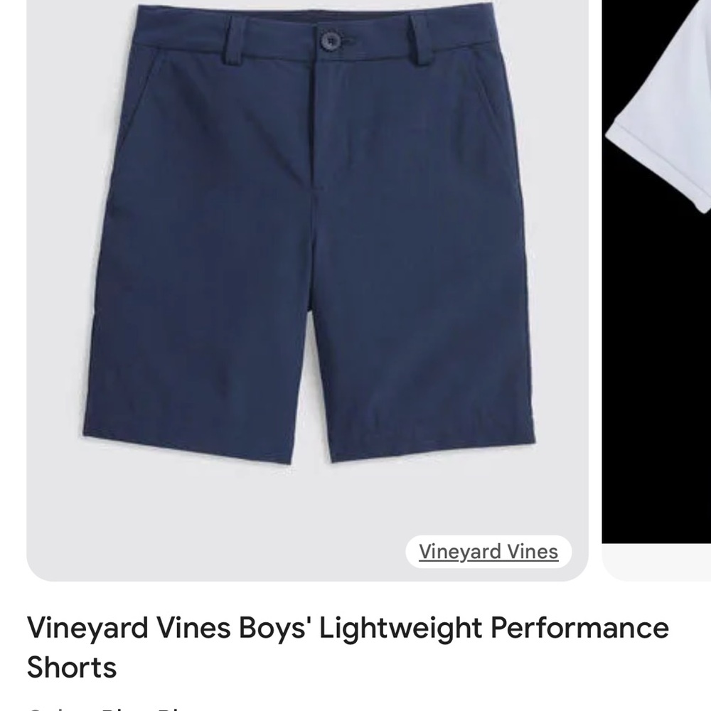 Vineyard Vines Boys Shorts in Navy